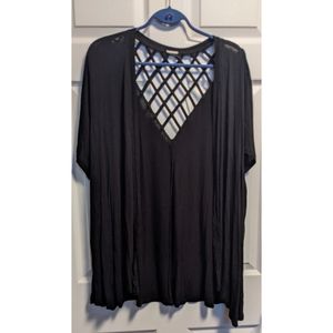 Pennington's Sweater w/ Lattice Detail